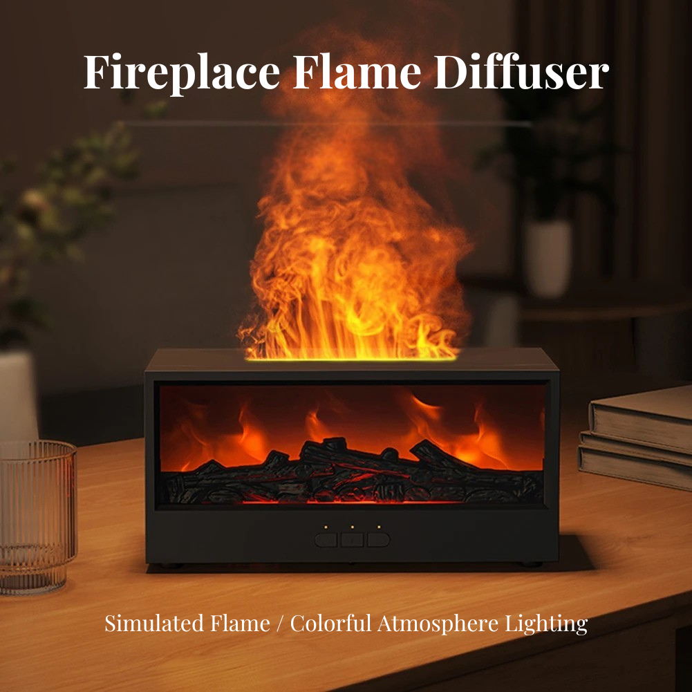 Dynamic Flame Fireplace Air Humidifier