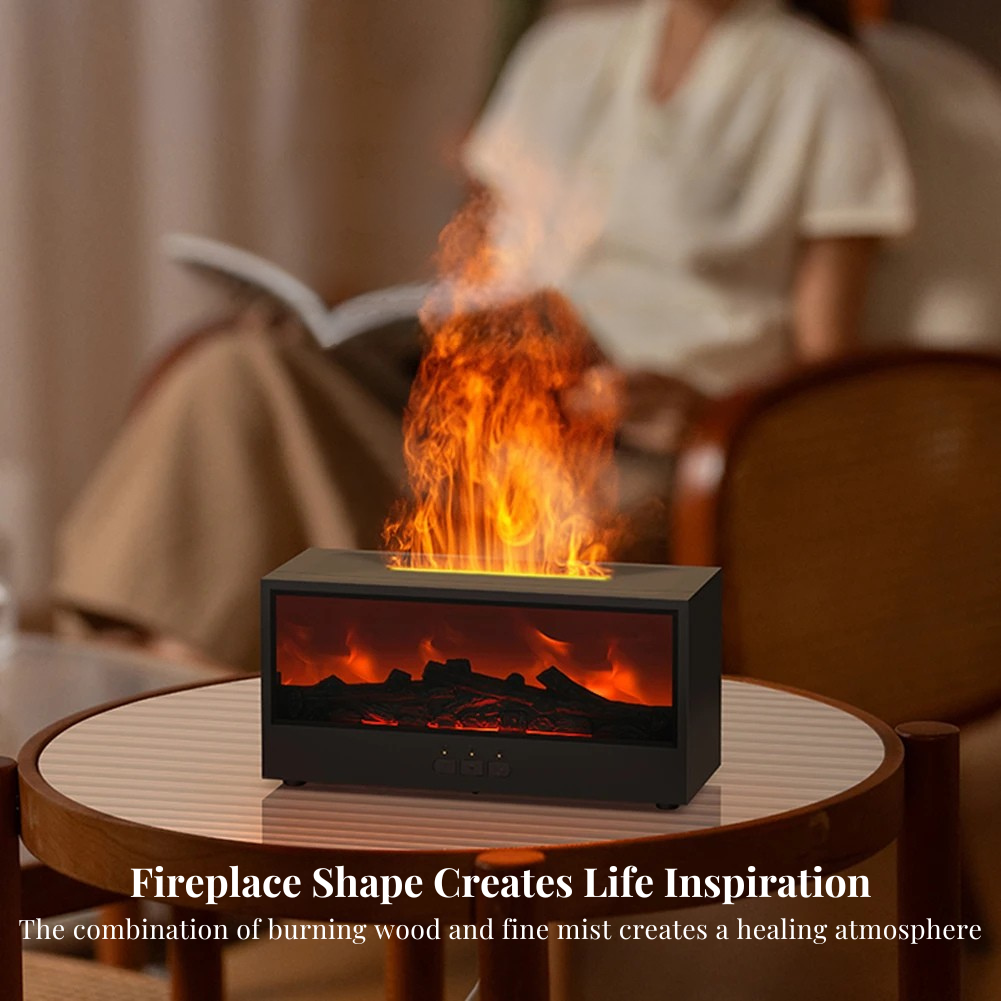 Dynamic Flame Fireplace Air Humidifier